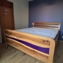 Le lit installé chez les clients