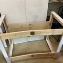 Meuble de bricolage pliant sur roulette