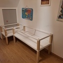 Table pour jeux de briques