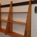 Tablette en cerisier pour atelier d une amie