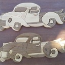 Série de vieilles voitures