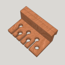 French cleat pour ciseaux à bois