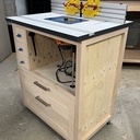 Meuble pour table de fraisage Sauter