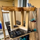 Table de chevet en teck