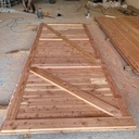 "Grande" porte de hangar en pierres de taille