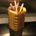 Boite à crayons hexa