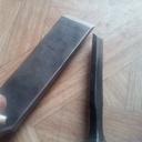 Vieux outils 2eme vie --> tansformation en outils tournage +1 manche et test