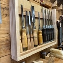 Rack à ciseaux à bois