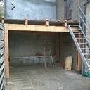 Auvent avec une terrasse sur le toit