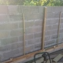 Bardage de mur en bois de récupération