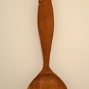 Cuillère en cerisier - double tête de trol