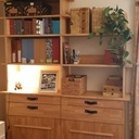 Meuble avec tiroir et étagères