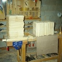 en cours de sculpture