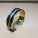 Bijoux laiton-marqueterie de paille