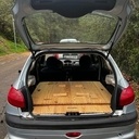 Peugeot 206 transformée en van