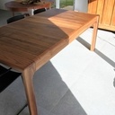 Table à rallonge bout de table