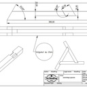 Assemblage japonais pour étagère murale