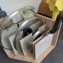 Range couvercles de casseroles