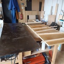 Meuble haut pour verres et bouteilles