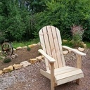 Canapé et chaise adirondack en bois de palette