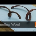 Plier du bois à l'ammoniac