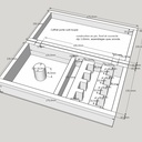 Coffret porte outil h 40 et 50 alésage 30 pour toupie