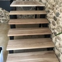 Escalier Droit en Orme