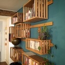 Bibliothèque suspendue