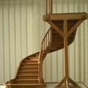 Maquette escalier en U ou fer à cheval