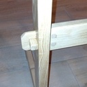 le faux tenon est en chêne