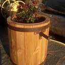 Pot pour fleur en mélèze