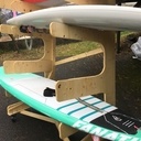 Porte paddle roulant