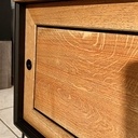 Meuble TV / HiFi chêne et Valchromat