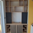 Bureau modulable de télétravail