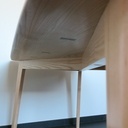 Table de cuisine en frêne..