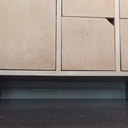 Meuble hi-fi cache-cable