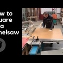 Comment "aligner " une scie à format