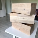 Petites boites en chûtes de lames de parquet