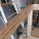 Table en chêne avec rallonge