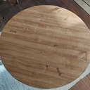 Table basse en chêne - Mortaise et tenon traversant