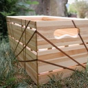 Caisse et lignes courbes