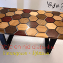 Table en nid d’abeille