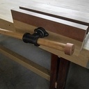 Etau d'établi en bois