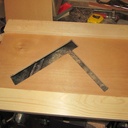 Escalier droit avec contremarche