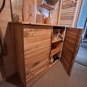 Placard pour produits de finition