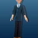 Des marionnettes représentatives de diverses professions