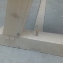 Agrés d'entrainement escalade : poutre traction