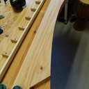 Porte de chai clouée