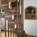 Escalier à pas alternés