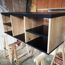 Petite table basse et meuble TV pour un studio